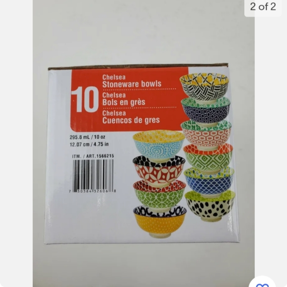 Chelsea stoneware 10 pcs  bowls - Picture 3 of 5